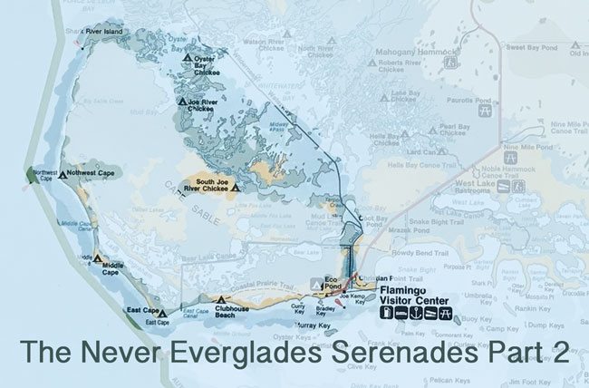 Everglades map for canoe